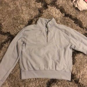 brandy melville quarter zip sweatshirt
